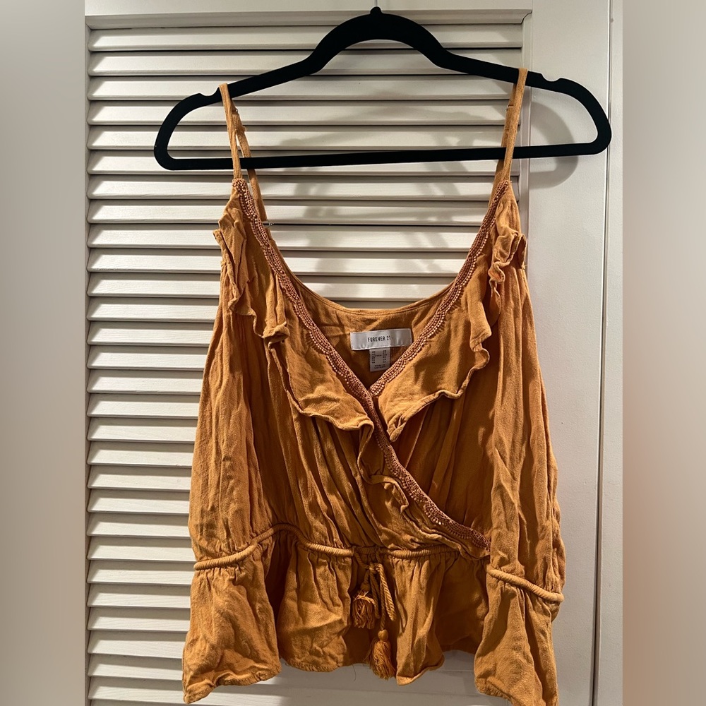 Forever 21 yellow top